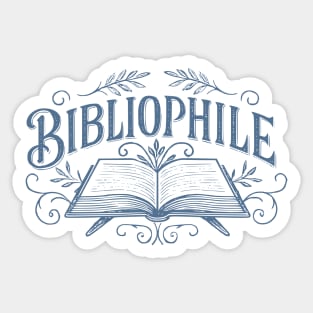 bibliophile Sticker